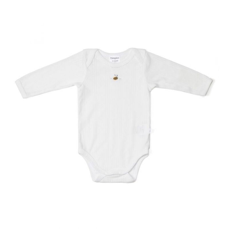 Dimples Long Sleeve Bodysuit image number 0